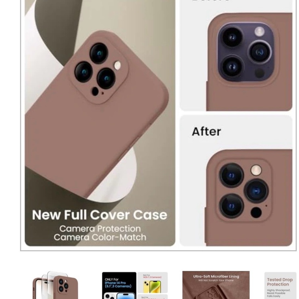 Brown Full Cover Phone Case